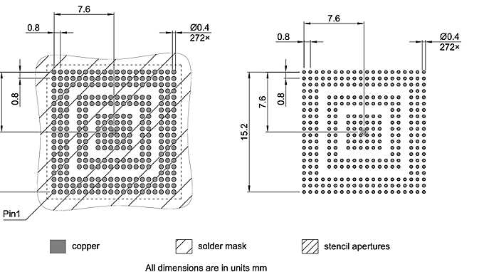 PG-LFBGA-320-800_Footprint Drawing