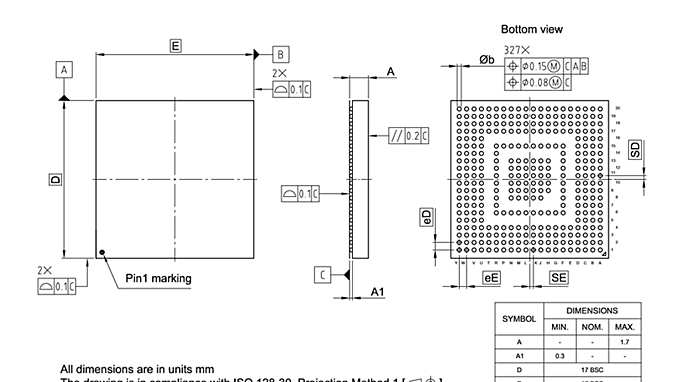 PG-LFBGA-327-800_Package Outline