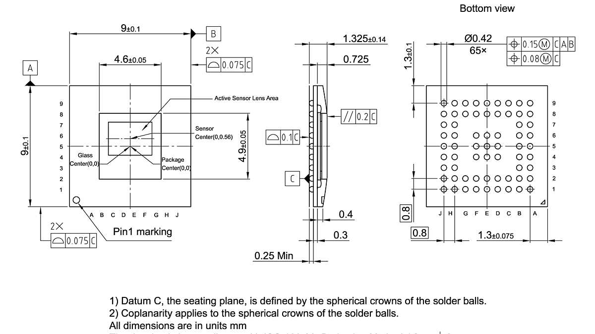 PG-LFBGA-65-1_Package Outline