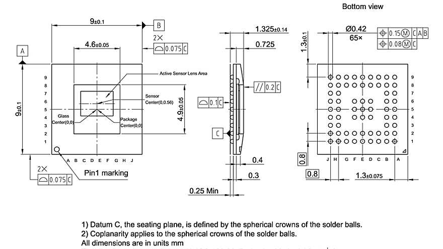 PG-LFBGA-65-1_Package Outline