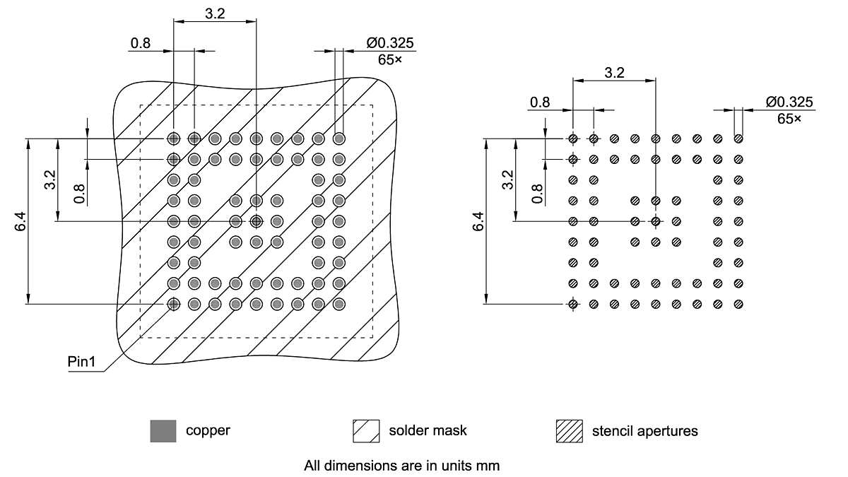 PG-LFBGA-65-2_Footprint Drawing