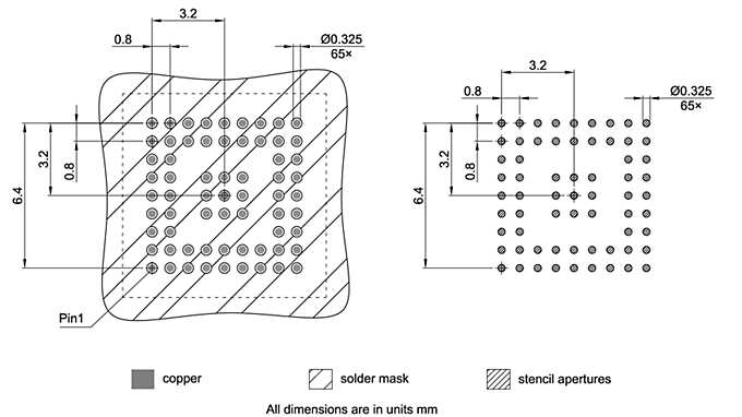 PG-LFBGA-65-2_Footprint Drawing