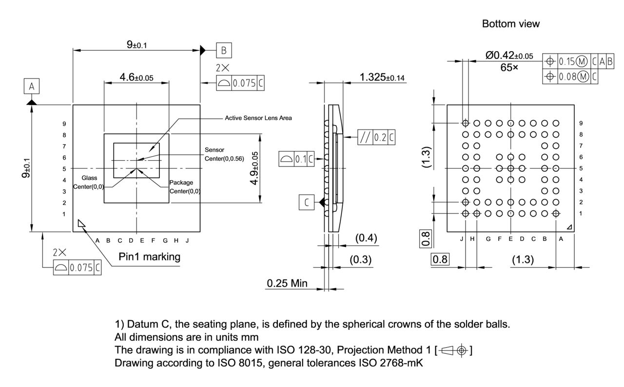 PG-LFBGA-65-2_Package Outline
