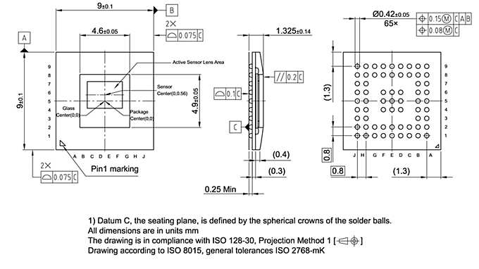 PG-LFBGA-65-2_Package Outline