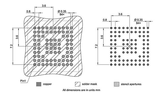 PG-LFBGA-84-1_Footprint Drawing