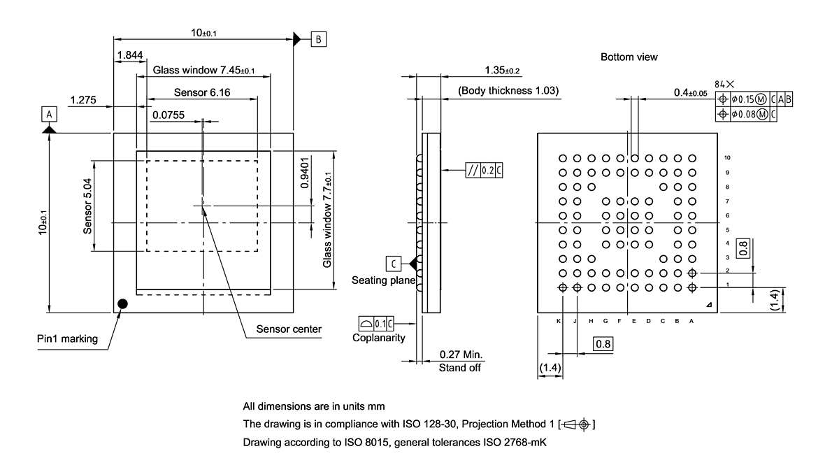 PG-LFBGA-84-1_Package Outline