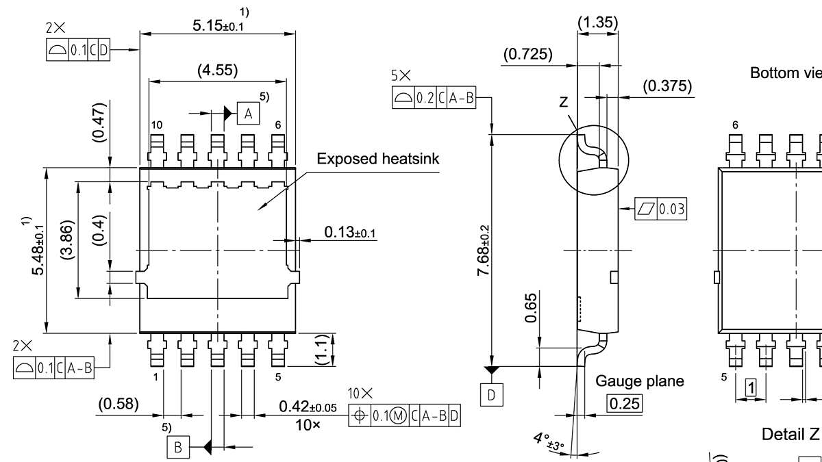 PG-LHDSO-10-2_Package Outline