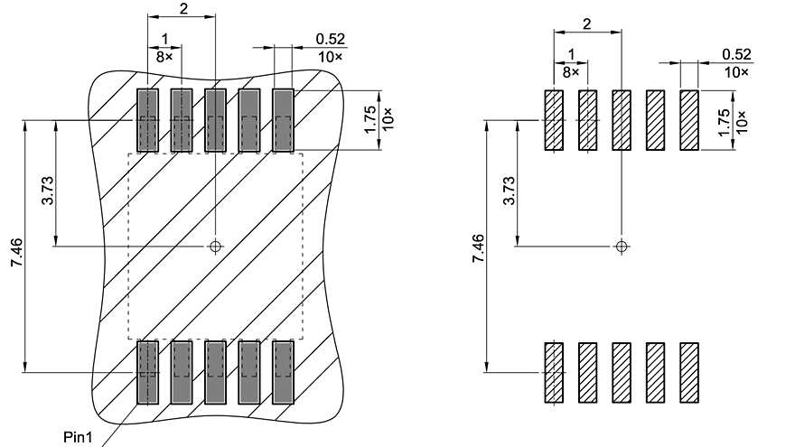 PG-LHDSO-10-5_Footprint Drawing