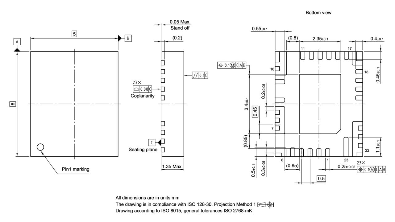 PG-LIQFN-23-1_Package Outline