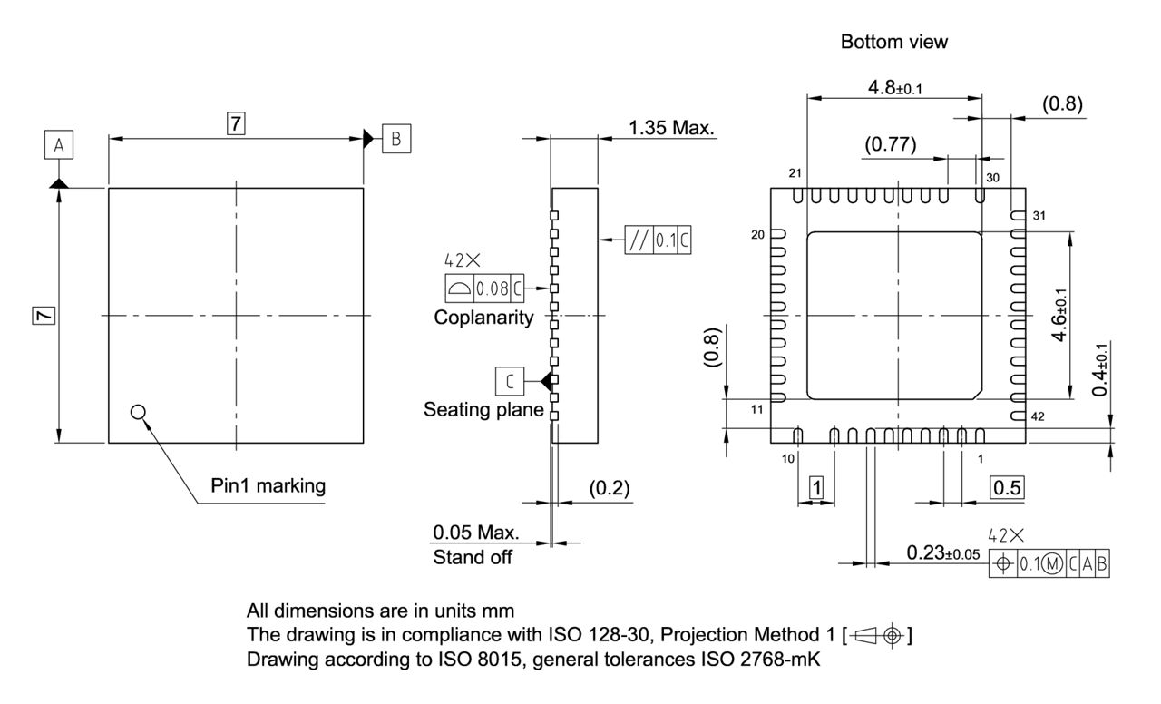 PG-LIQFN-42-1_Package Outline