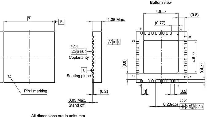 PG-LIQFN-42-1_Package Outline