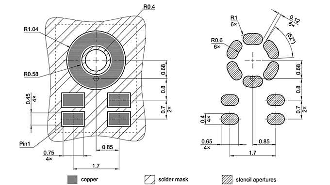 PG-LLGA-5-3_Footprint Drawing
