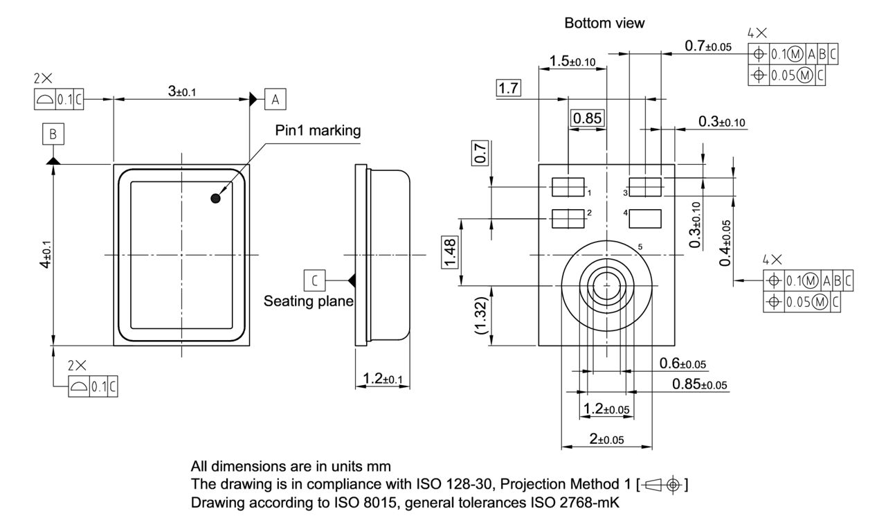 PG-LLGA-5-3_Package Outline
