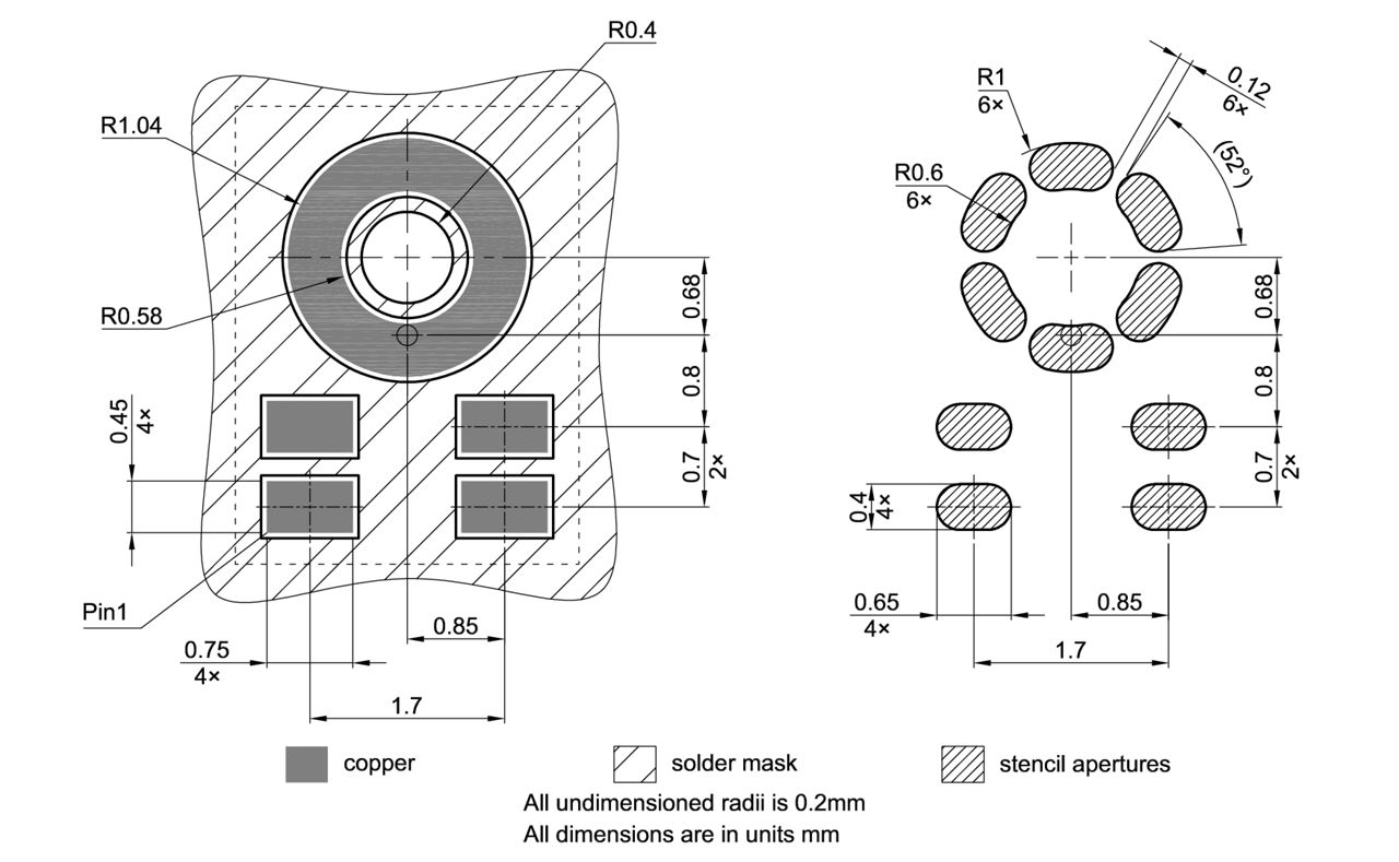 PG-LLGA-5-4_Footprint Drawing
