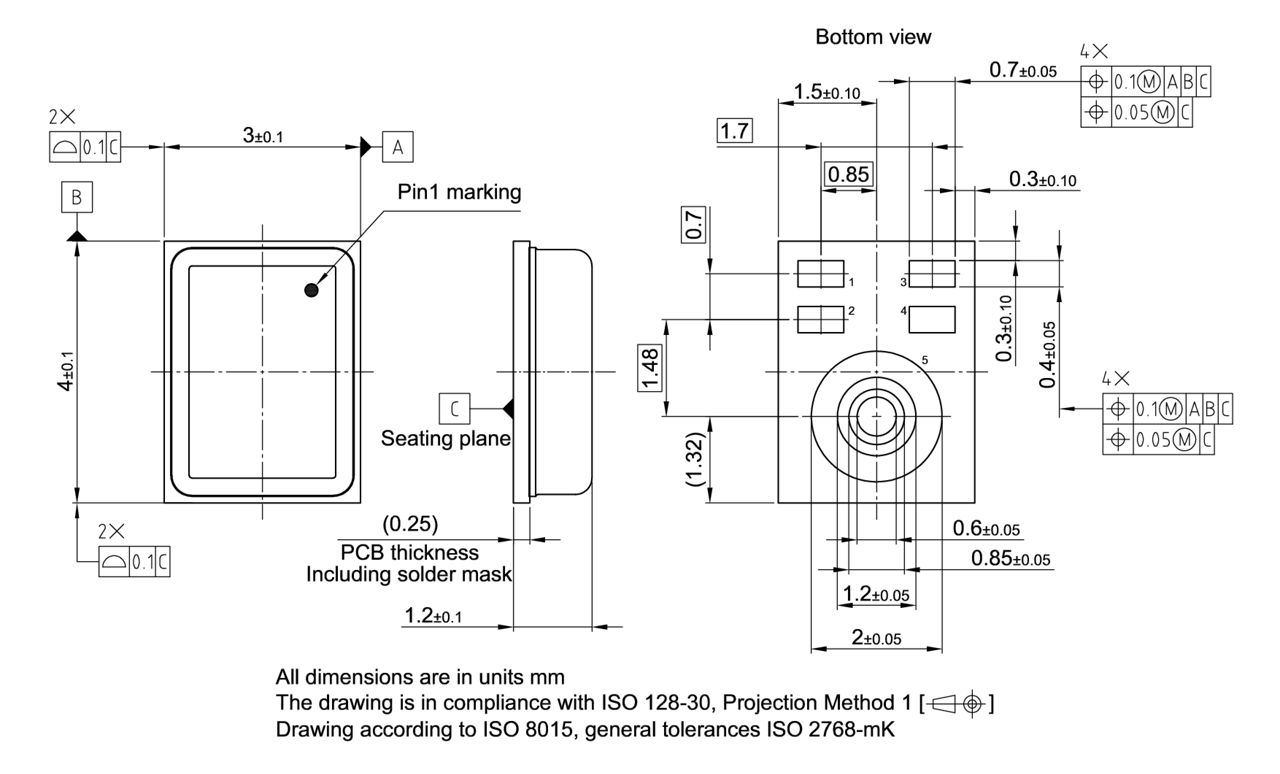 PG-LLGA-5-4_Package Outline