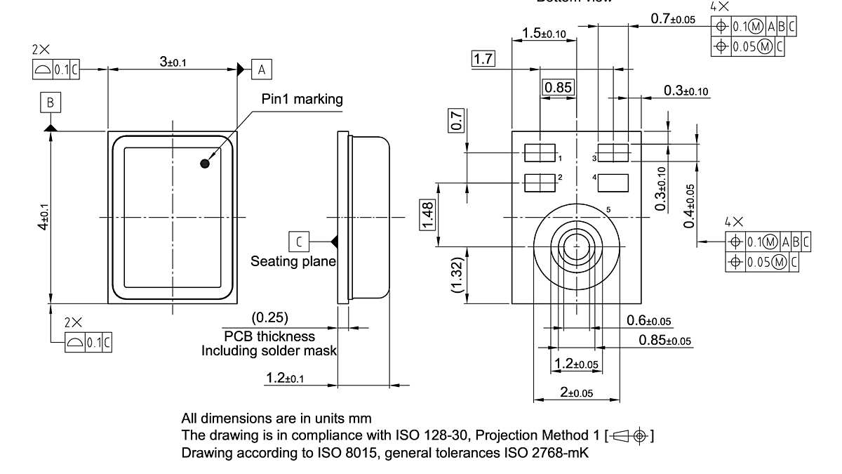 PG-LLGA-5-4_Package Outline