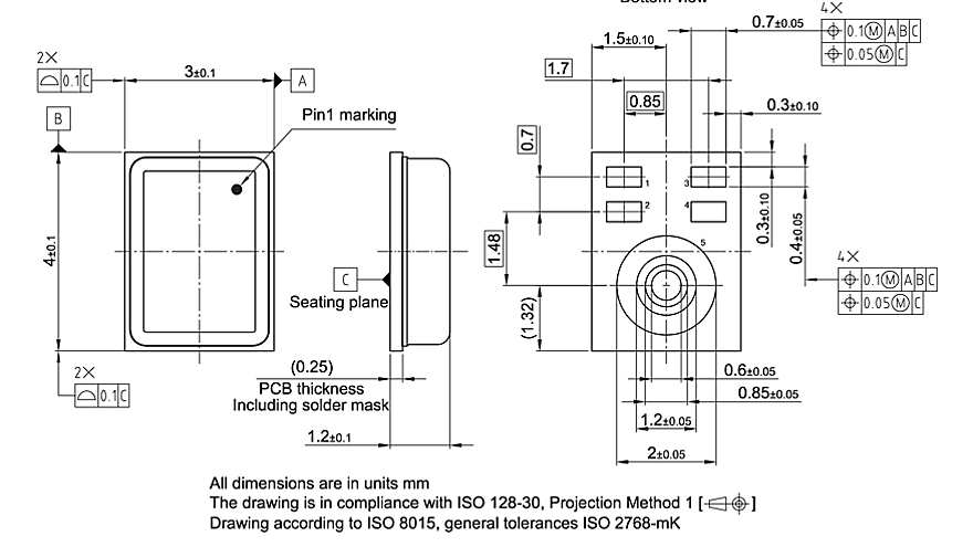 PG-LLGA-5-4_Package Outline