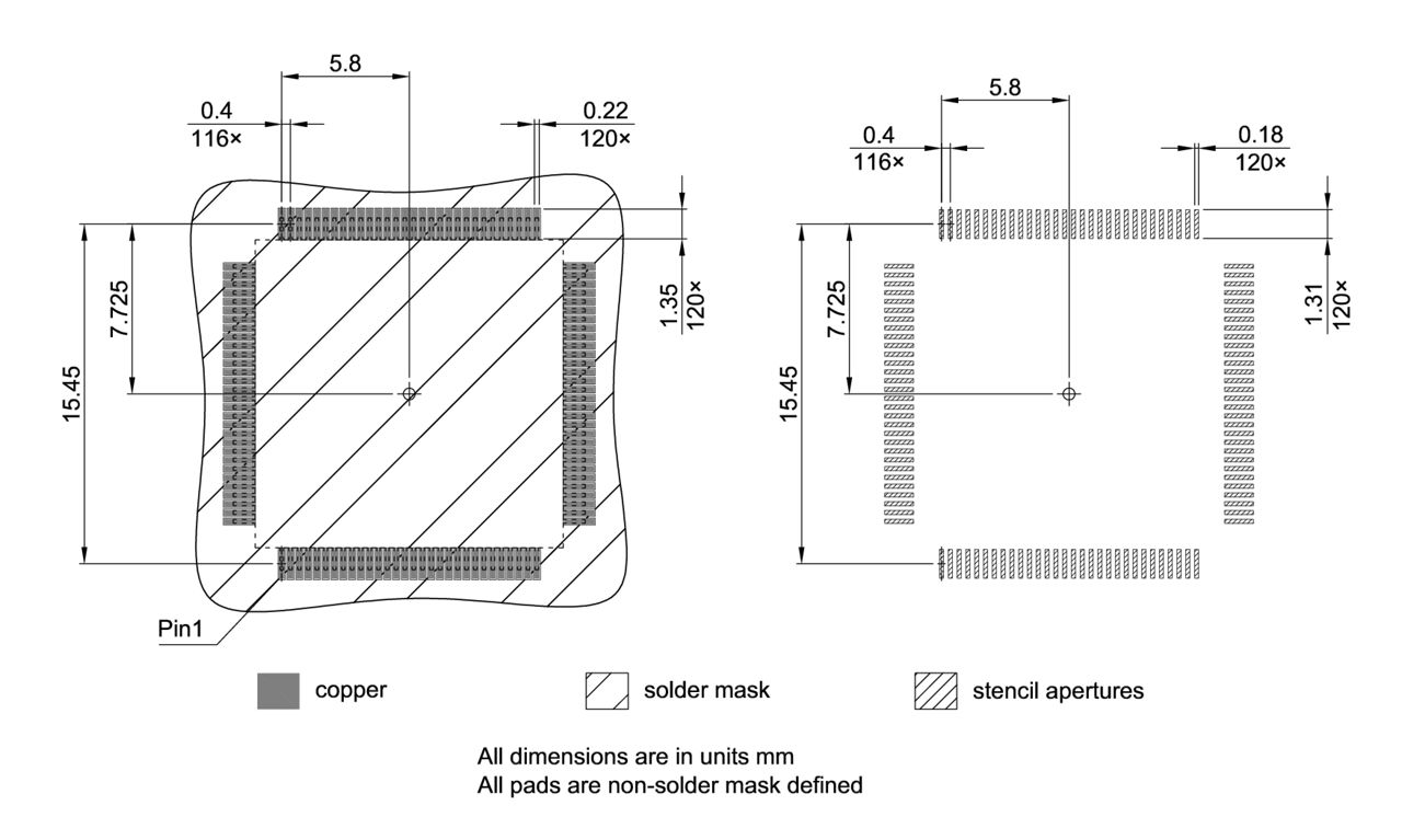 PG-LQFP-120-800_Footprint Drawing