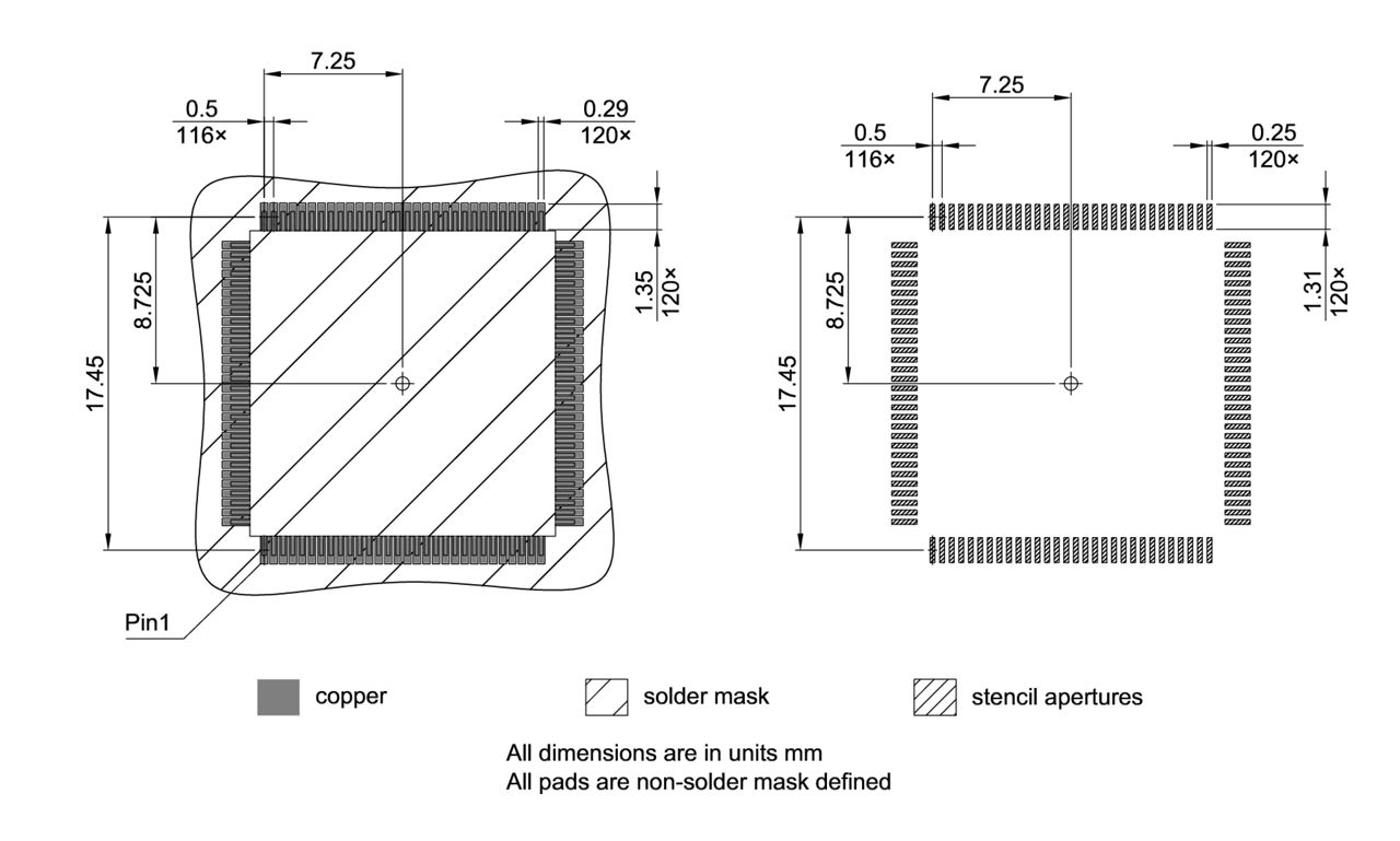 PG-LQFP-120-801_Footprint Drawing