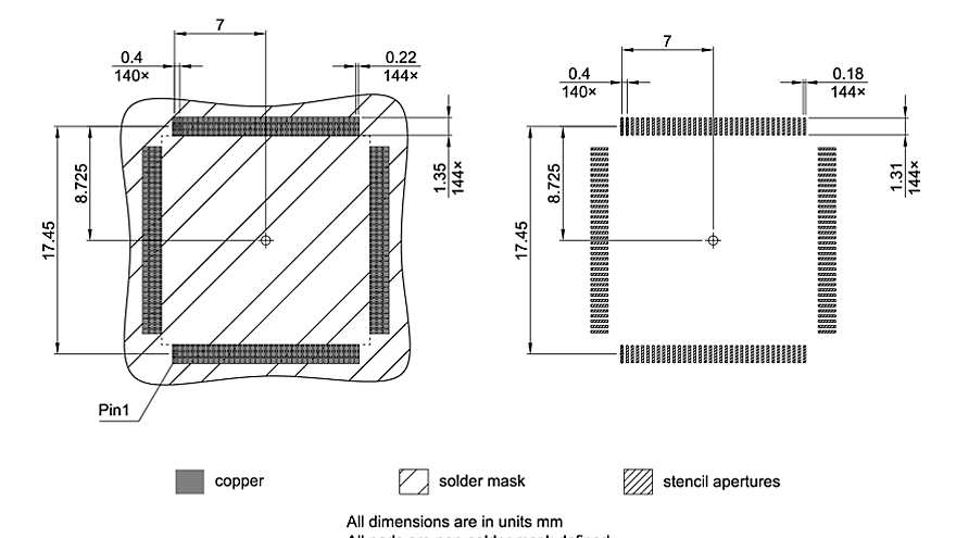 PG-LQFP-144-800_Footprint Drawing