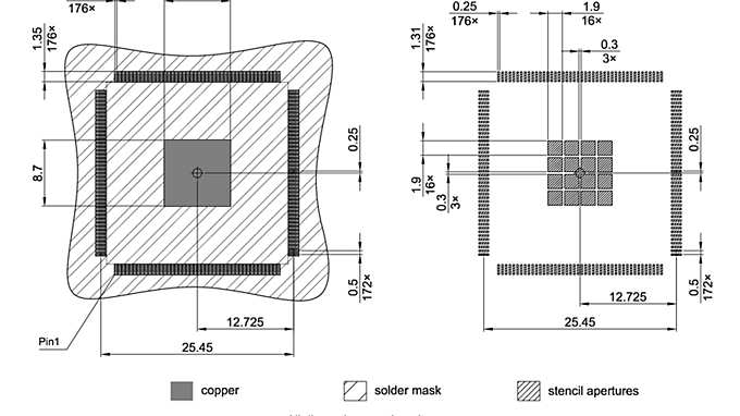 PG-LQFP-176-23_Footprint Drawing