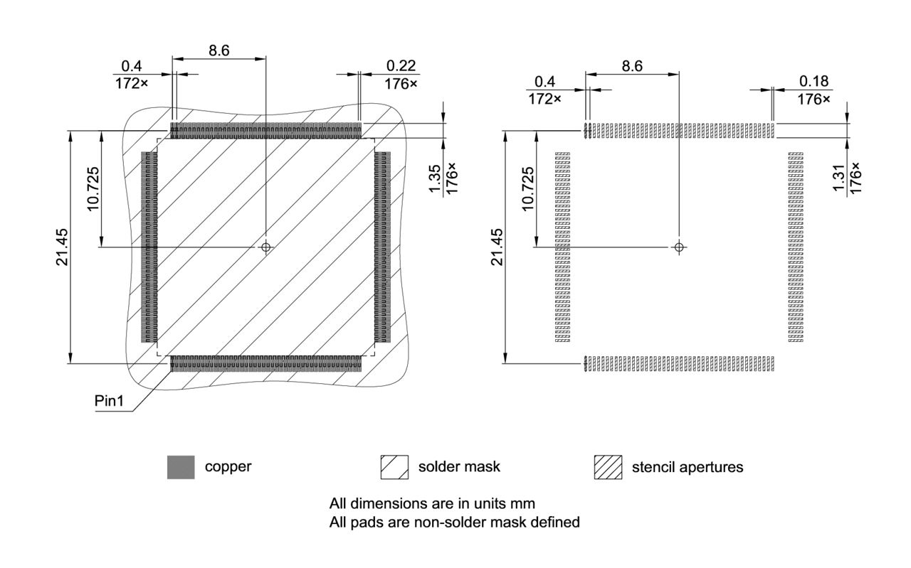 PG-LQFP-176-800_Footprint Drawing