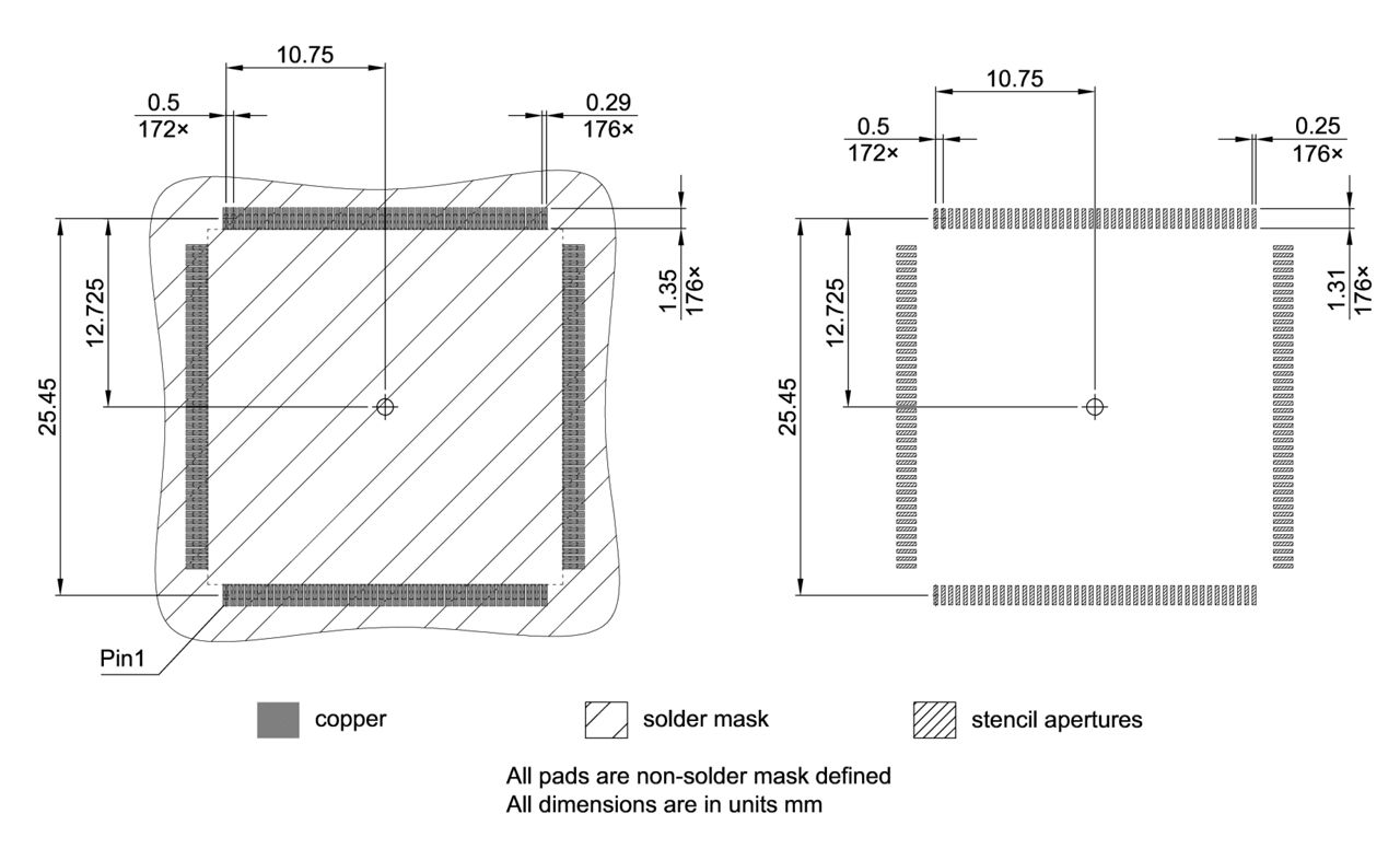 PG-LQFP-176-801_Footprint Drawing