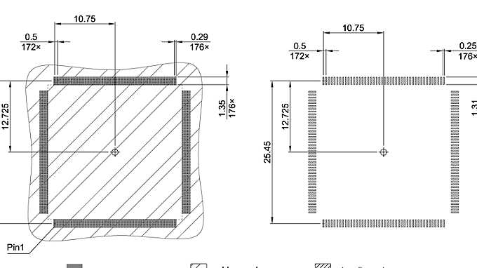 PG-LQFP-176-801_Footprint Drawing