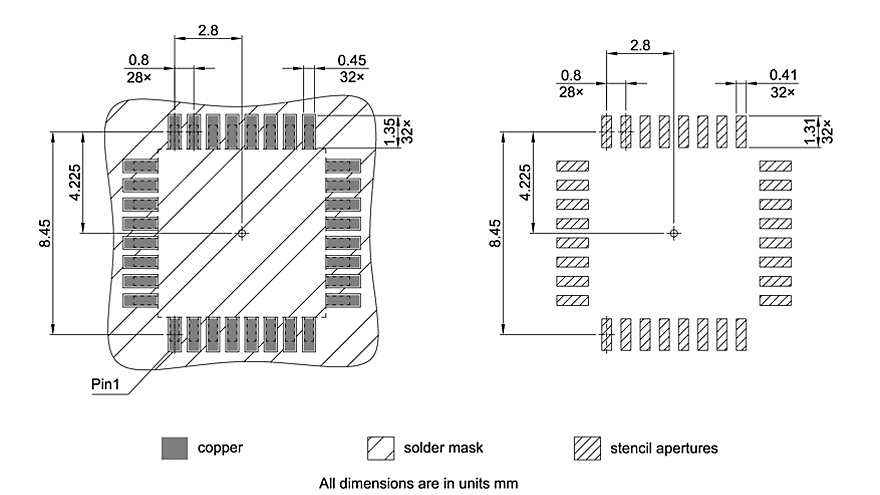 PG-LQFP-32-800_Footprint Drawing