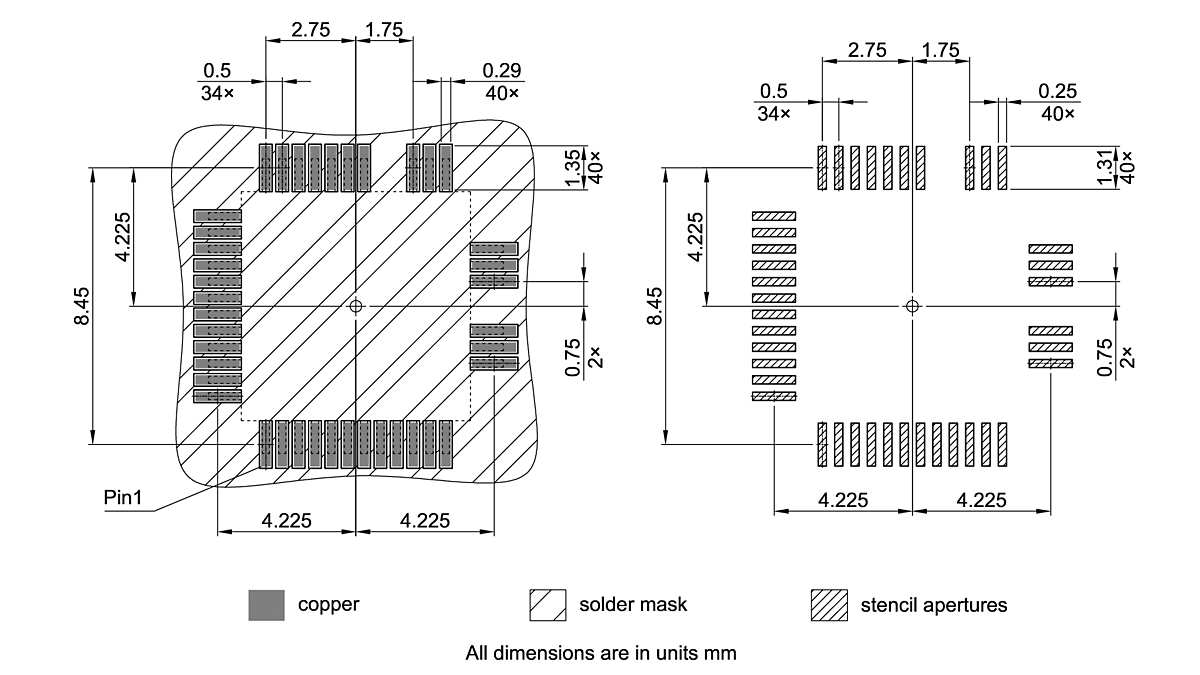 PG-LQFP-40-1_Footprint Drawing