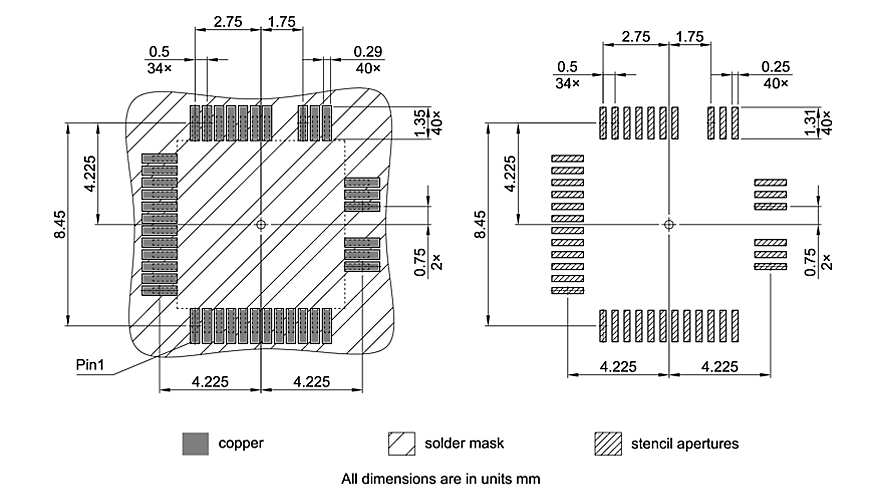 PG-LQFP-40-1_Footprint Drawing