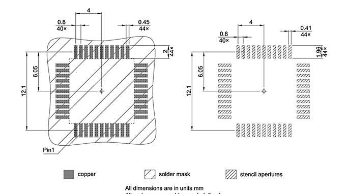 PG-LQFP-44-800_Footprint Drawing