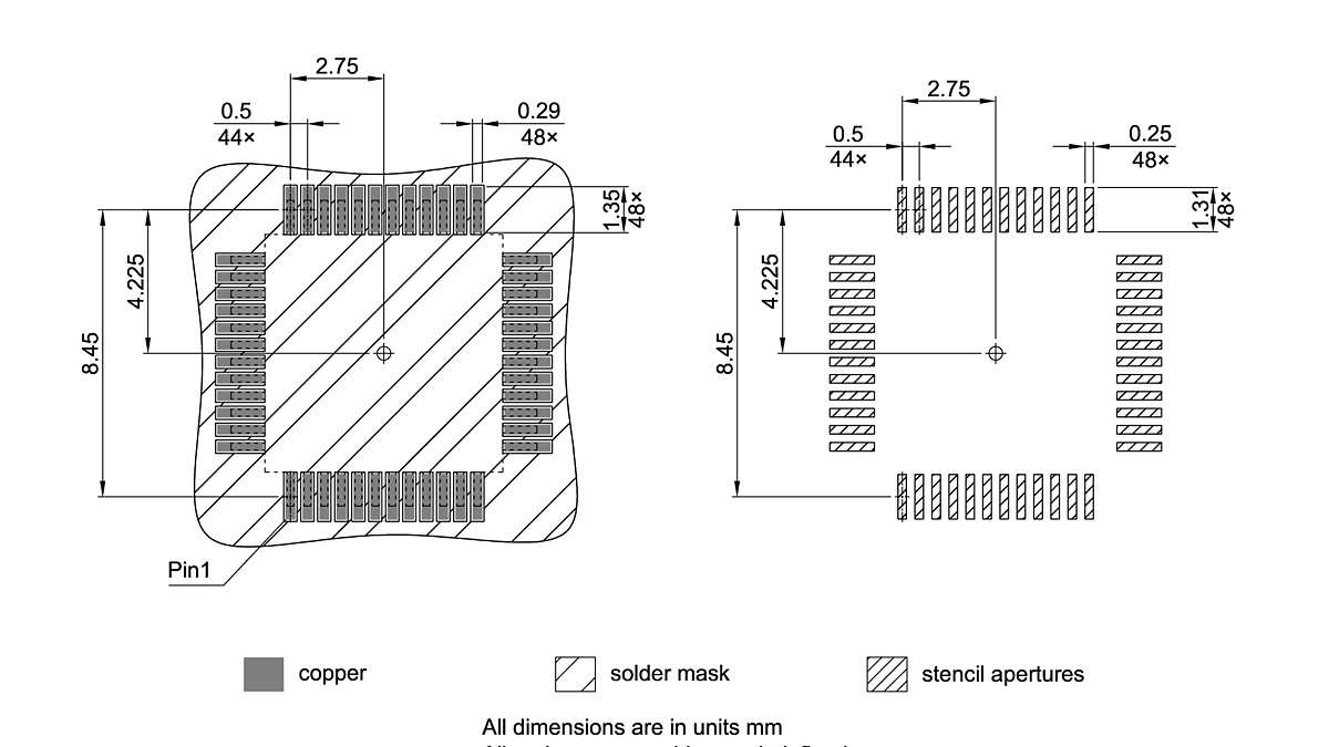 PG-LQFP-48-800_Footprint Drawing