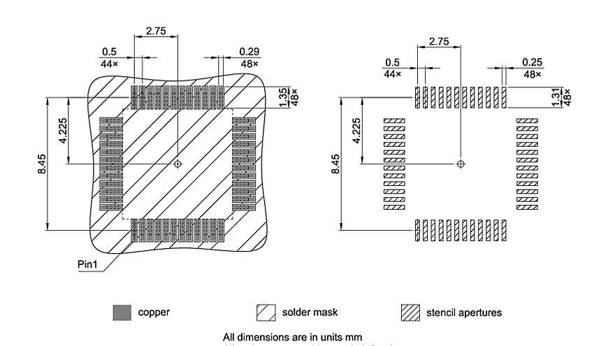 PG-LQFP-48-800_Footprint Drawing