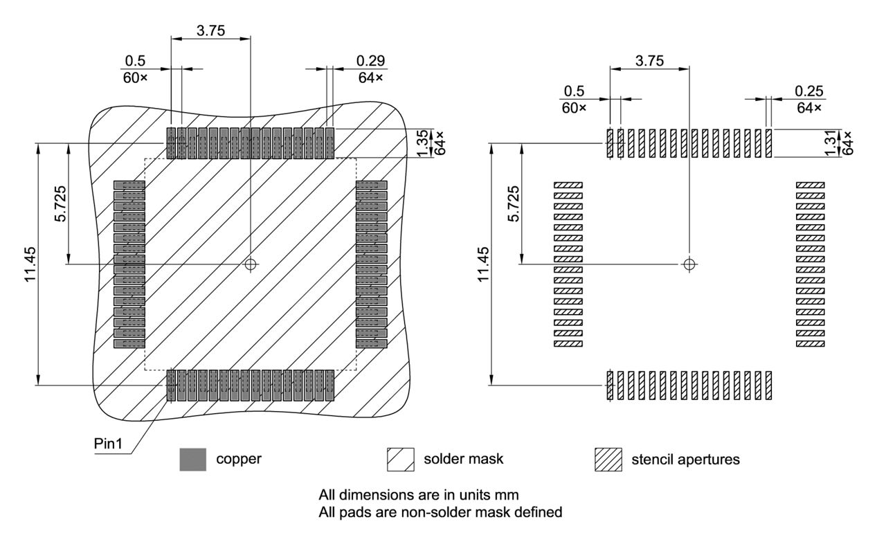 PG-LQFP-64-20_Footprint Drawing