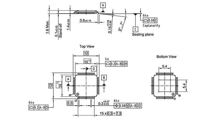 Infineon-PG-LQFP-64-22_SPO-P-v01_00-EN