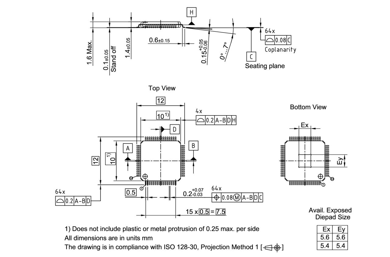 Infineon-PG-LQFP-64-24_SPO-P-v01_00-EN