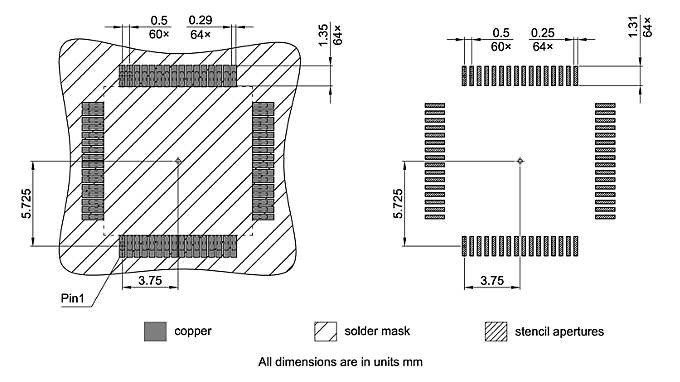 PG-LQFP-64-29_Footprint Drawing