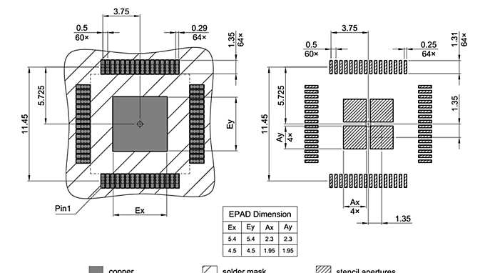PG-LQFP-64-31_Footprint Drawing