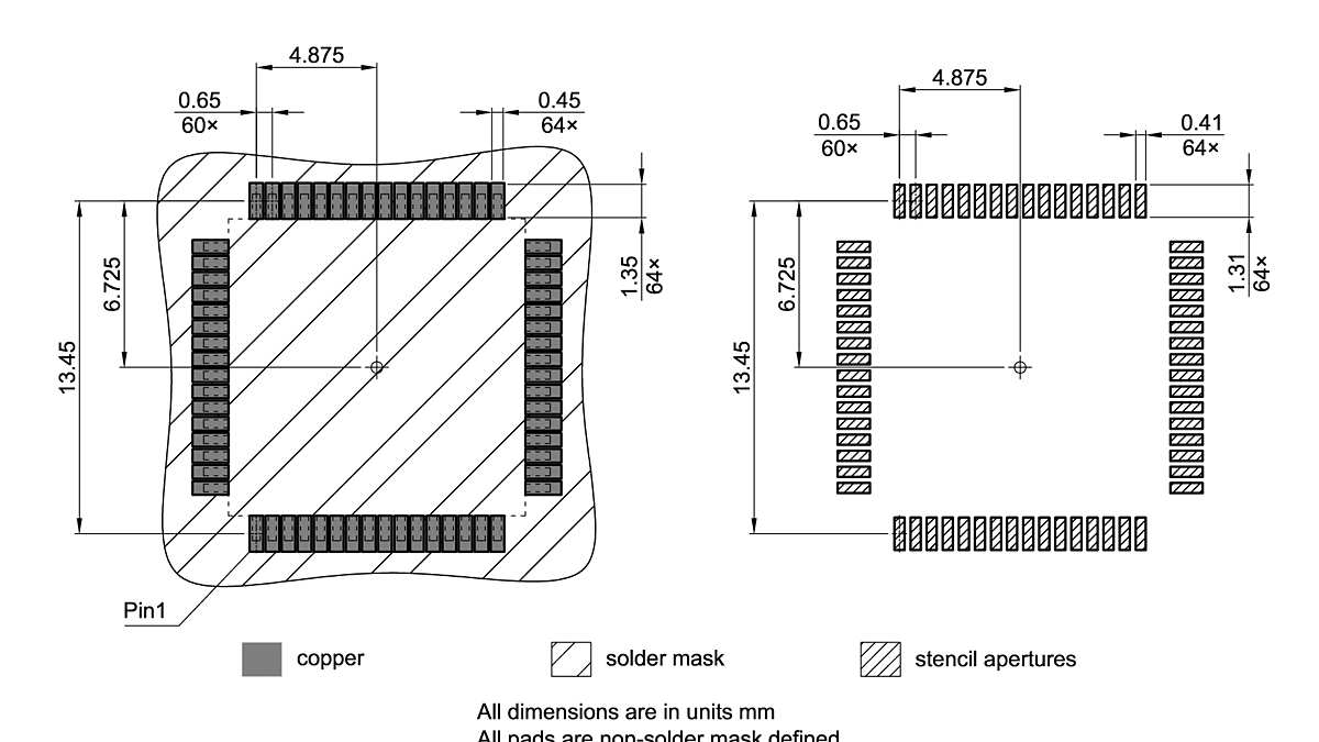 PG-LQFP-64-801_Footprint Drawing