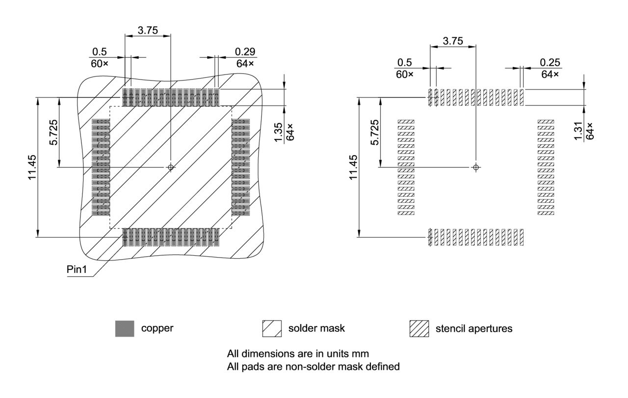 PG-LQFP-64-802_Footprint Drawing