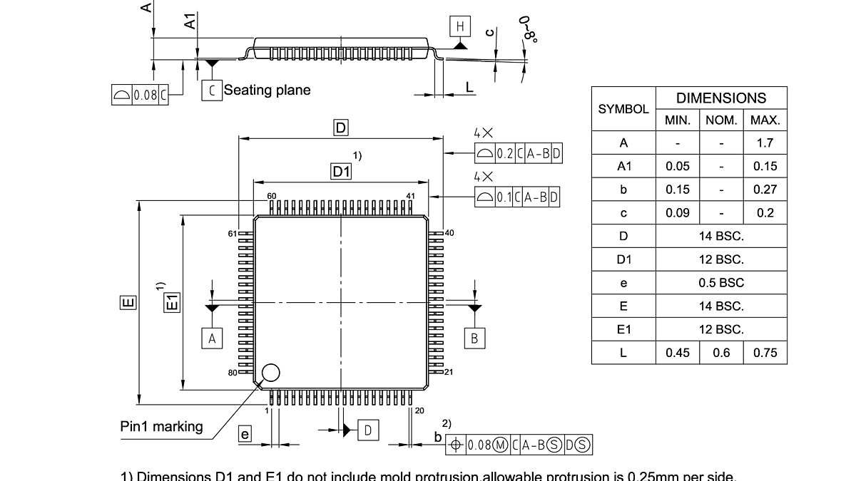 PG-LQFP-80-800_Package Outline