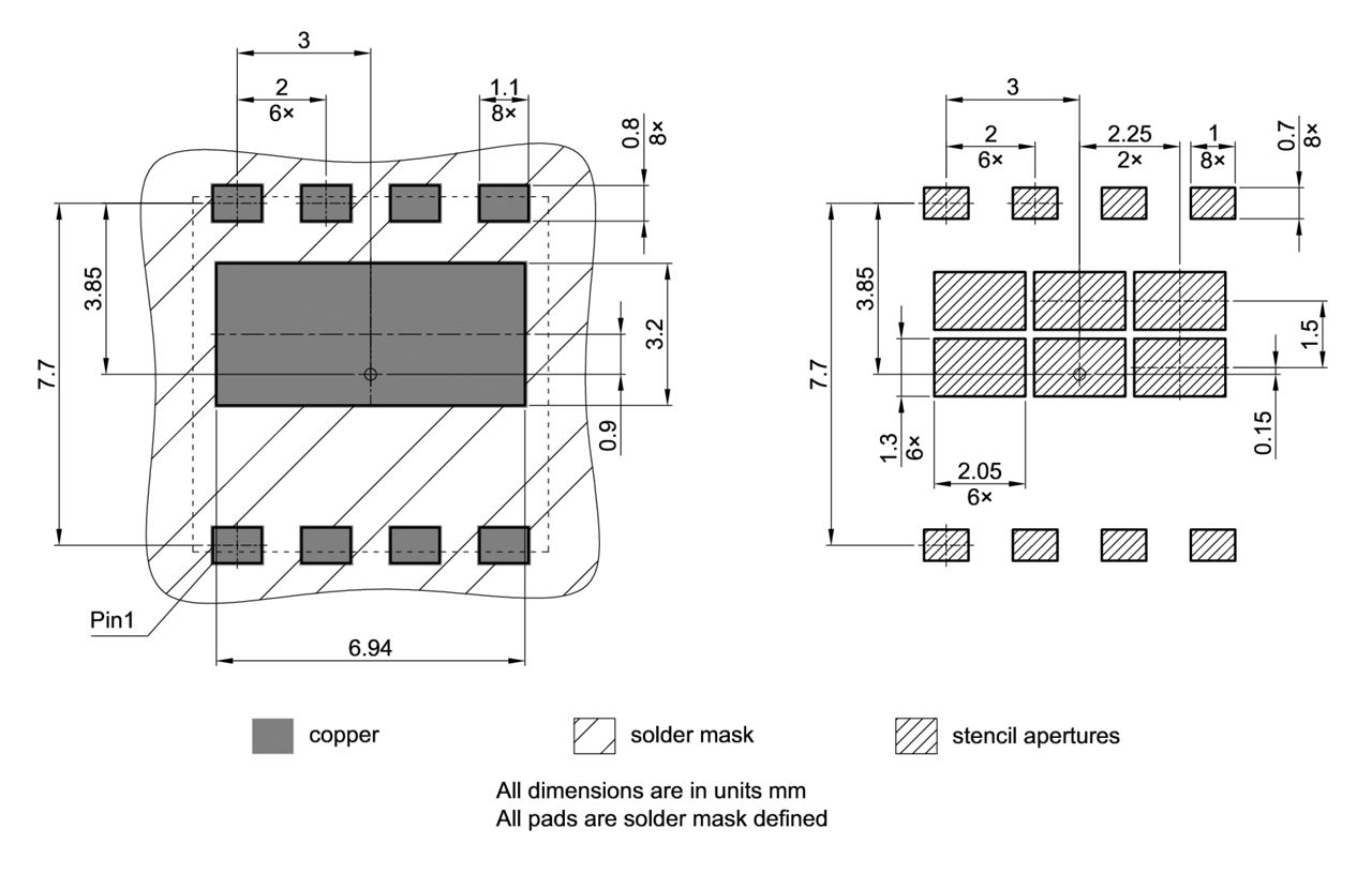PG-LSON-8-1_Footprint Drawing