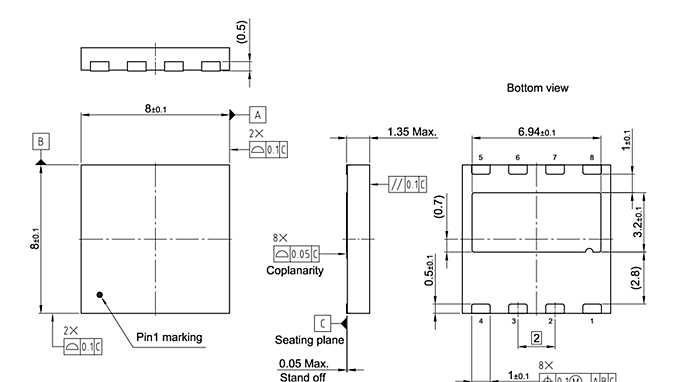 PG-LSON-8-1_Package Outline