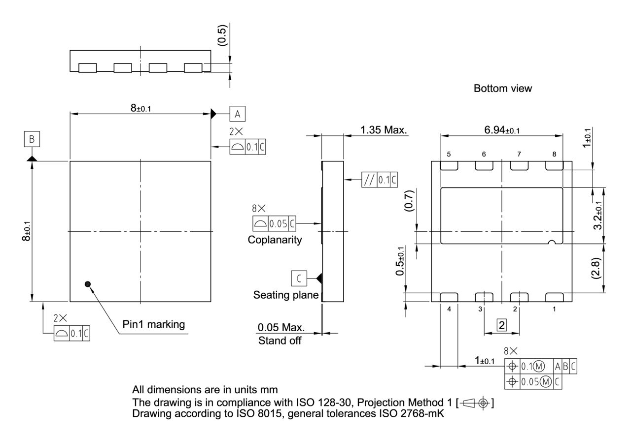 PG-LSON-8-2_Package Outline