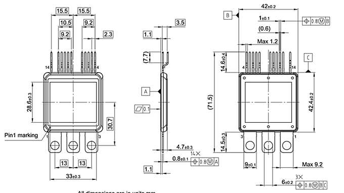 PG-MDIP-14-1_Package Outline