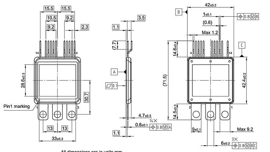 PG-MDIP-14-1_Package Outline