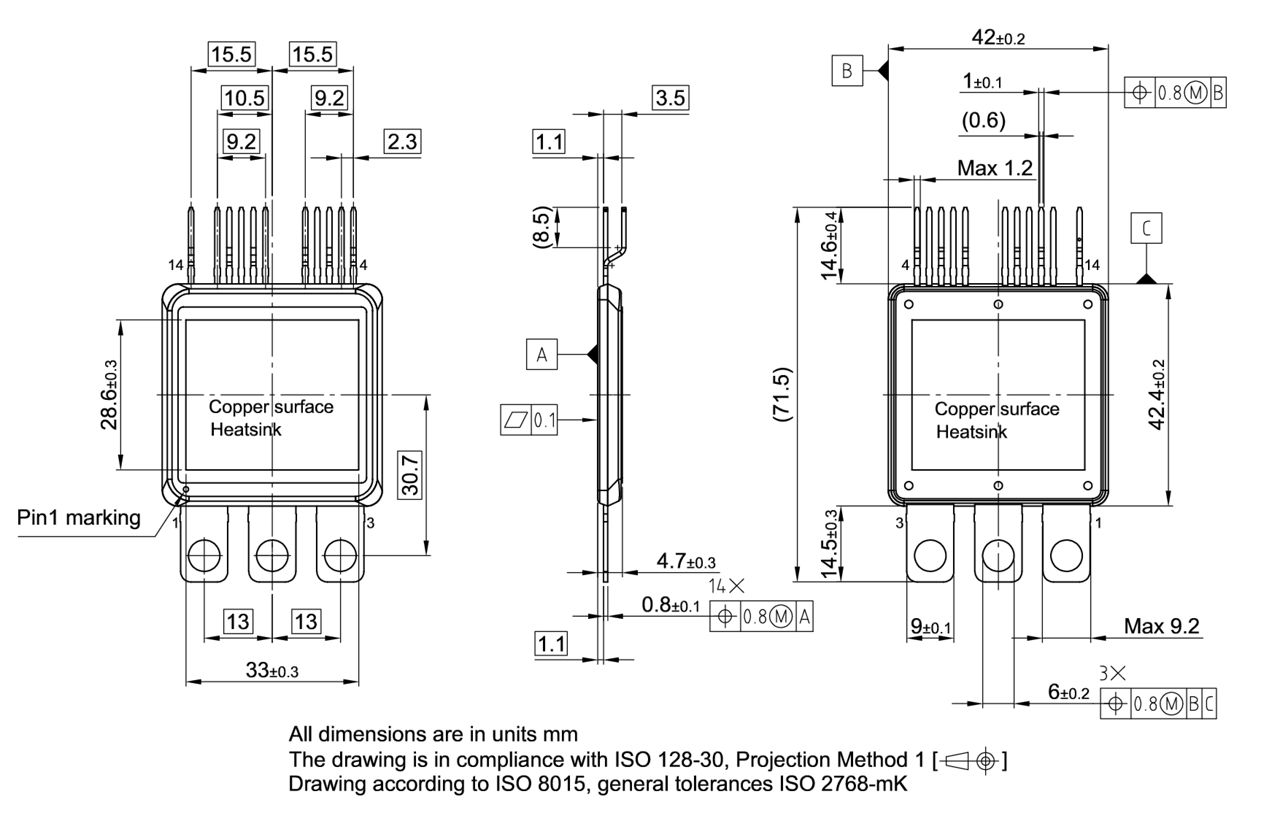 PG-MDIP-14-5_Package Outline
