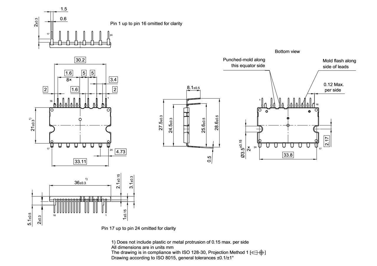 PG-MDIP-24-81_Package Outline