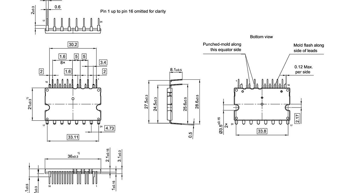 PG-MDIP-24-81_Package Outline
